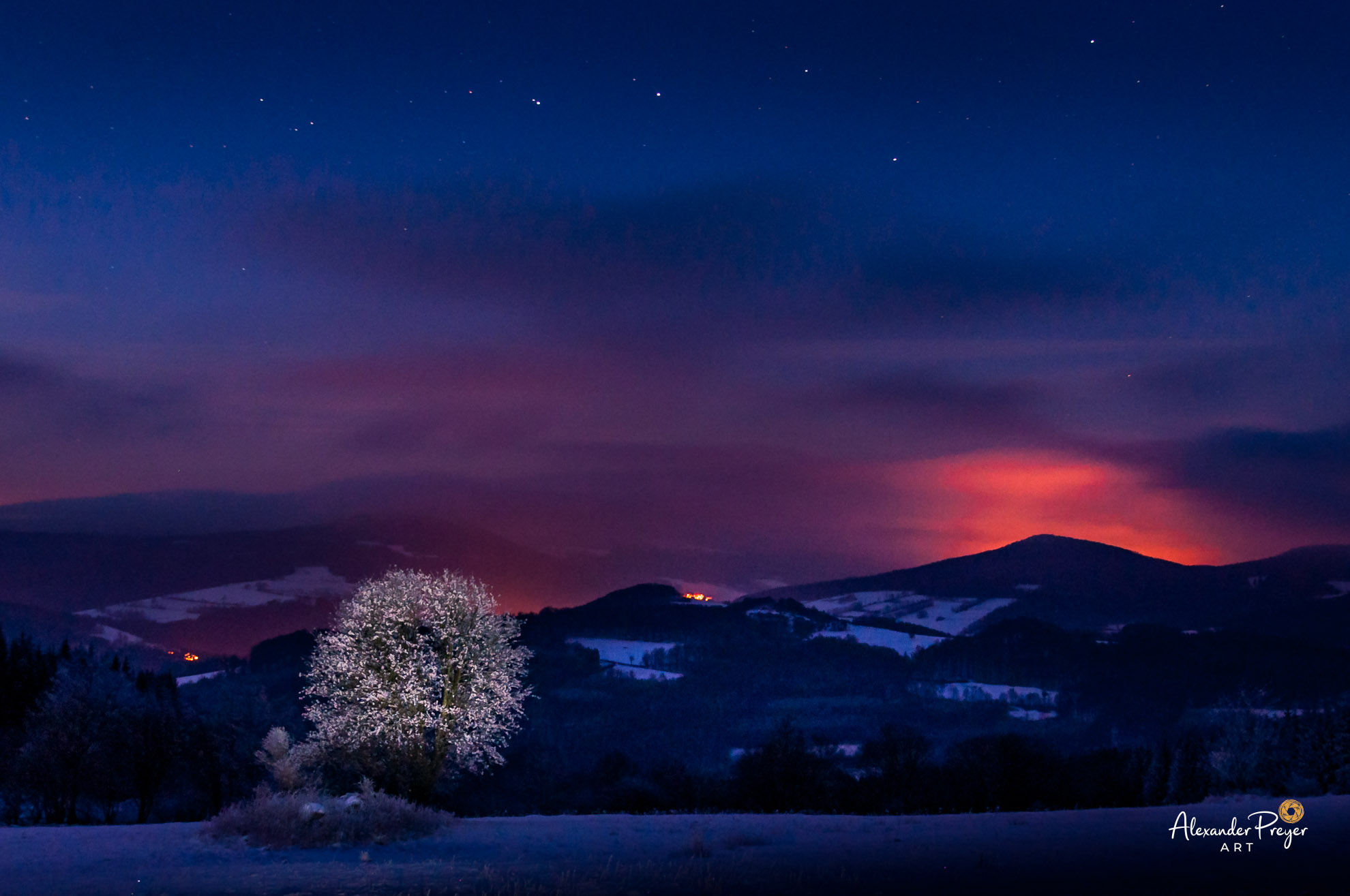 Eisbaum in der Rhön