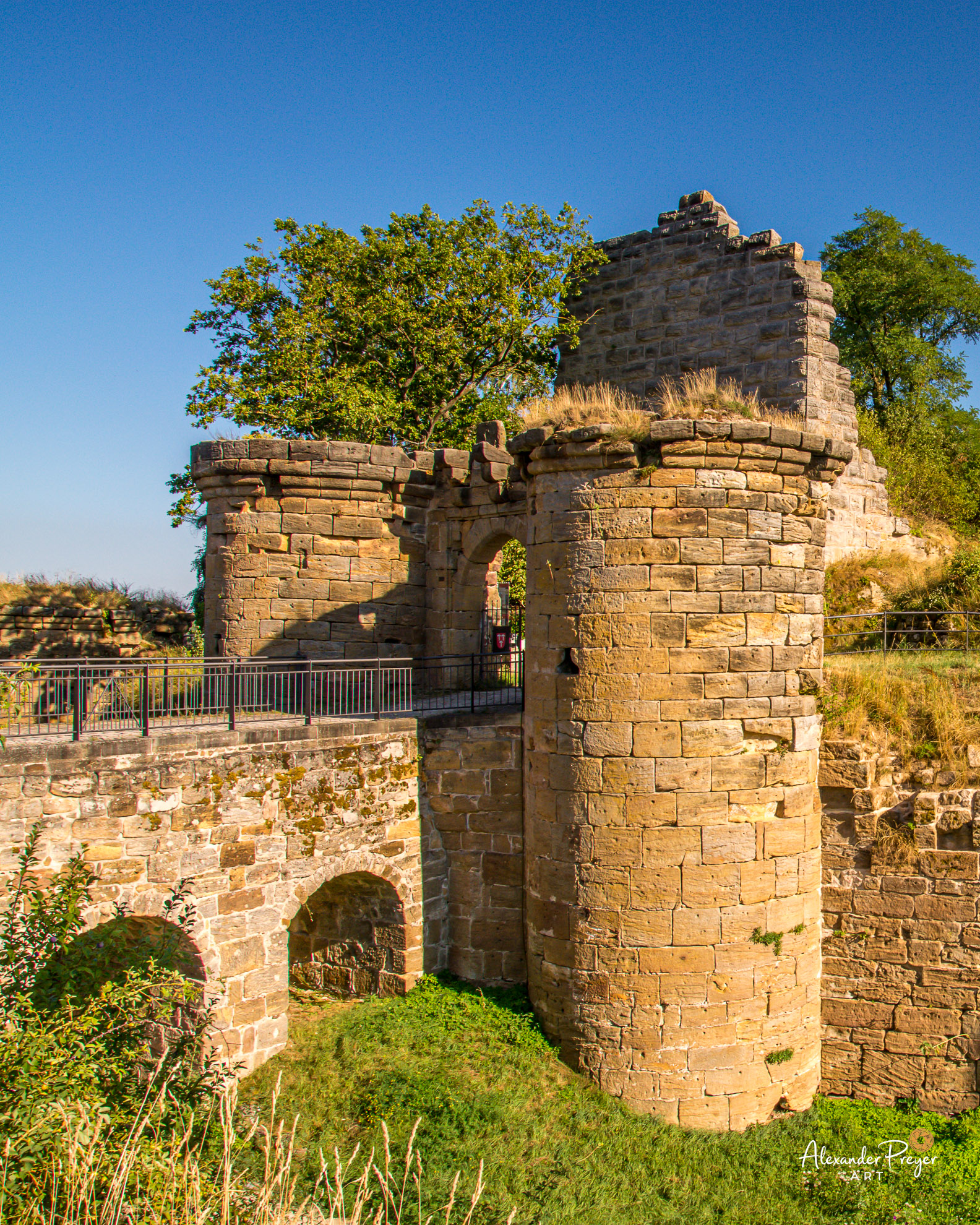 Burgruine Altenstein Eingang