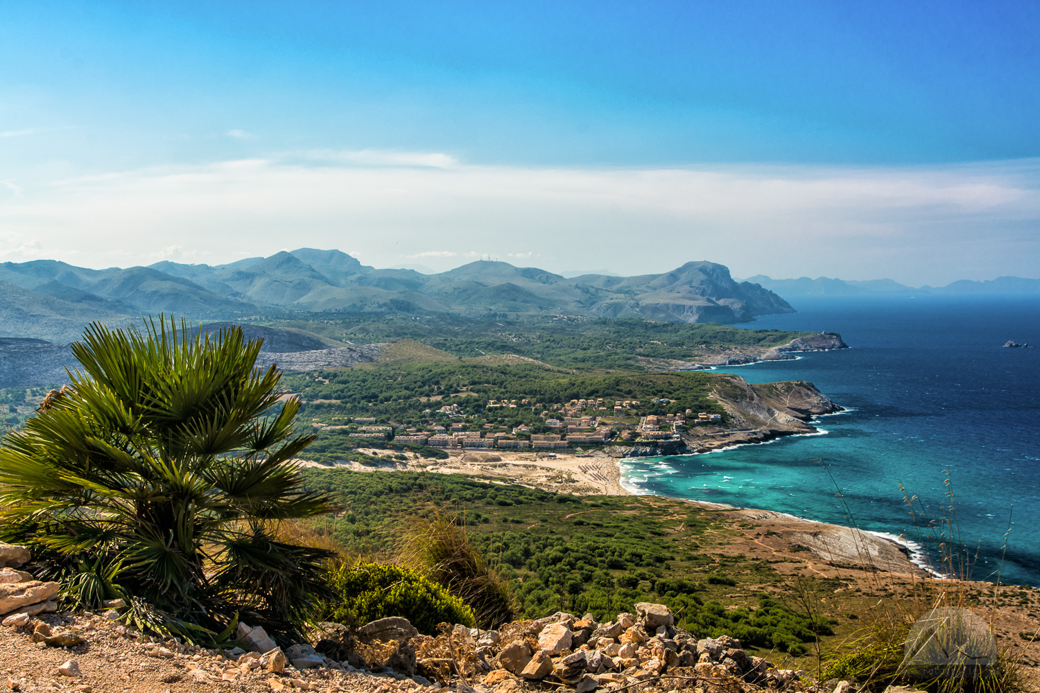 Blick auf die Cala Mesquida
